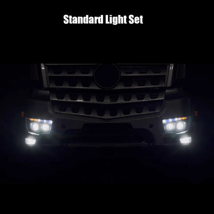 LED Light Kit Headlight Taillight Sequential Turn Signal Lamp for 1/14 RC Truck Mercedes-Benz 3363 Tractor Dump Tamiya