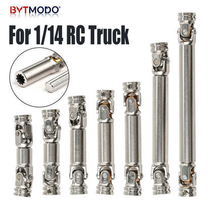 1/14 Rc Drive Shaf Stainless Steel Driveshaft Metal Cvd Truck Accessories for 1/14 Tamiya RC Truck Dump Tractor Crawler Climbing