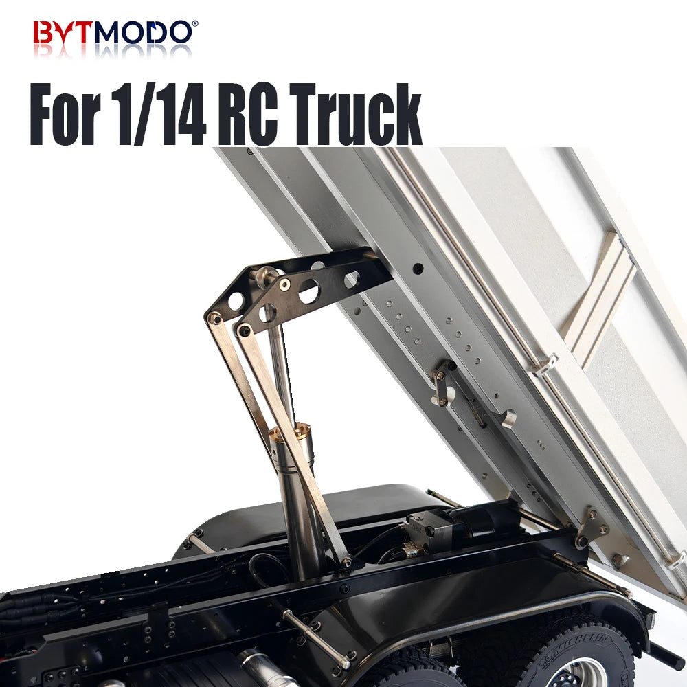 Rc Hydraulic Cylinder Ram F Frame Hydraulic System for 1/14 Tamiya RC Truck Dump Tractor Actros 3363 Scania 770S Volvo 750 IVECO