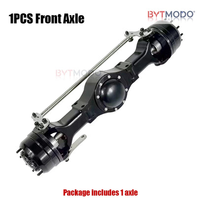 1/14 Front Axle All Metal Integrated Through Axles for 1/14 Tamiya RC Truck SCANIA 770S VOLVO 750 ACTROS 3363 MAN TGX