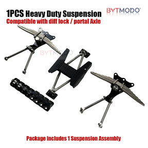 Rear Suspension Assembly Leaf Spring for 1/14 Tamiya RC Truck Car Dump TM Axle SCANIA 770S VOLVO 750 ACTROS 3363 MAN TGX