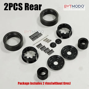 1.9inch 2PCS All Metal Wheels Hub Rim Counterweight for 1/14 Tamiya RC Truck SCANIA 770S VOLVO 750 ACTROS 3363 MAN TGX