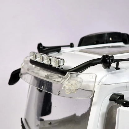 LED Roof Light Bar Spotlights Cab Top Lights for 1/14 RC Truck Mercedes-Benz ACTROS 3363 Car Tractor Dump Tamiya VOLVO MAN DIY
