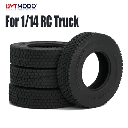 22mm 28mm Rubber Gravel Tire Tyres for 1/14 Tamiya RC Truck Tipper Dump Truck SCANIA 770S 3363 IVECO VOLVO BENZ MAN TGX