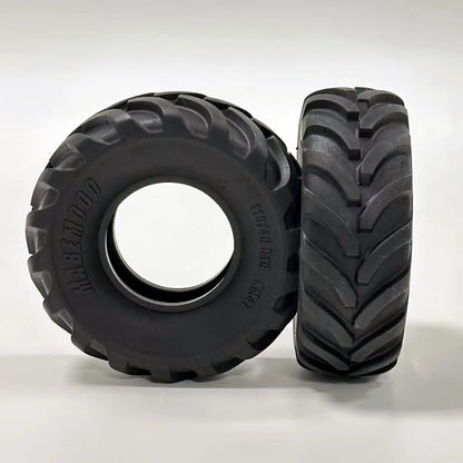 110mm 1PCS Rubber Tires for 1/14 Tamiya RC Truck Crawler Tipper SCANIA 770S VOLVO BENZ MAN TGX Car Wheel Hub