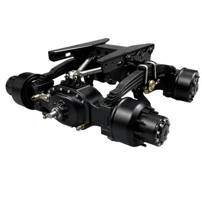 CNC Rear Axle Differential Lock Axles Aluminum Alloy for 1/14 Tamiya RC Truck SCANIA 770S VOLVO 750 ACTROS 3363 MAN TGX