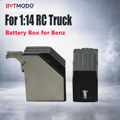 Battery Box Chassis Battery Case for 1/14 Mercedes Benz RC Truck Tamiya SCANIA 770S Hino VOLVO 750 ACTROS 3363 MAN TGX