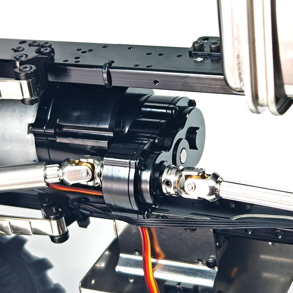 Gearbox 540 Brushed Motor 5mm Shaft Transfer Transmission for 1/14 Tamiya RC Truck Crawler Dump Tractor Tipper Actros Scania DIY