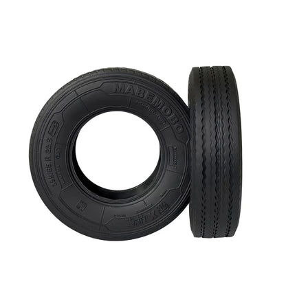 22mm/28mm 2PCS Rubber Tires Wave Shaped for 1/14 Tamiya RC Truck Tipper SCANIA 770S VOLVO BENZ MAN TGX Car Wheel Hub