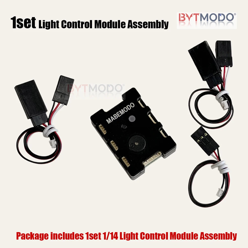 Light Control Module Assembly BVTMODO LED Headlight Taillight Driver for 1/14 1/10 1/8 1/16 RC Truck Car Tractor Tamiya