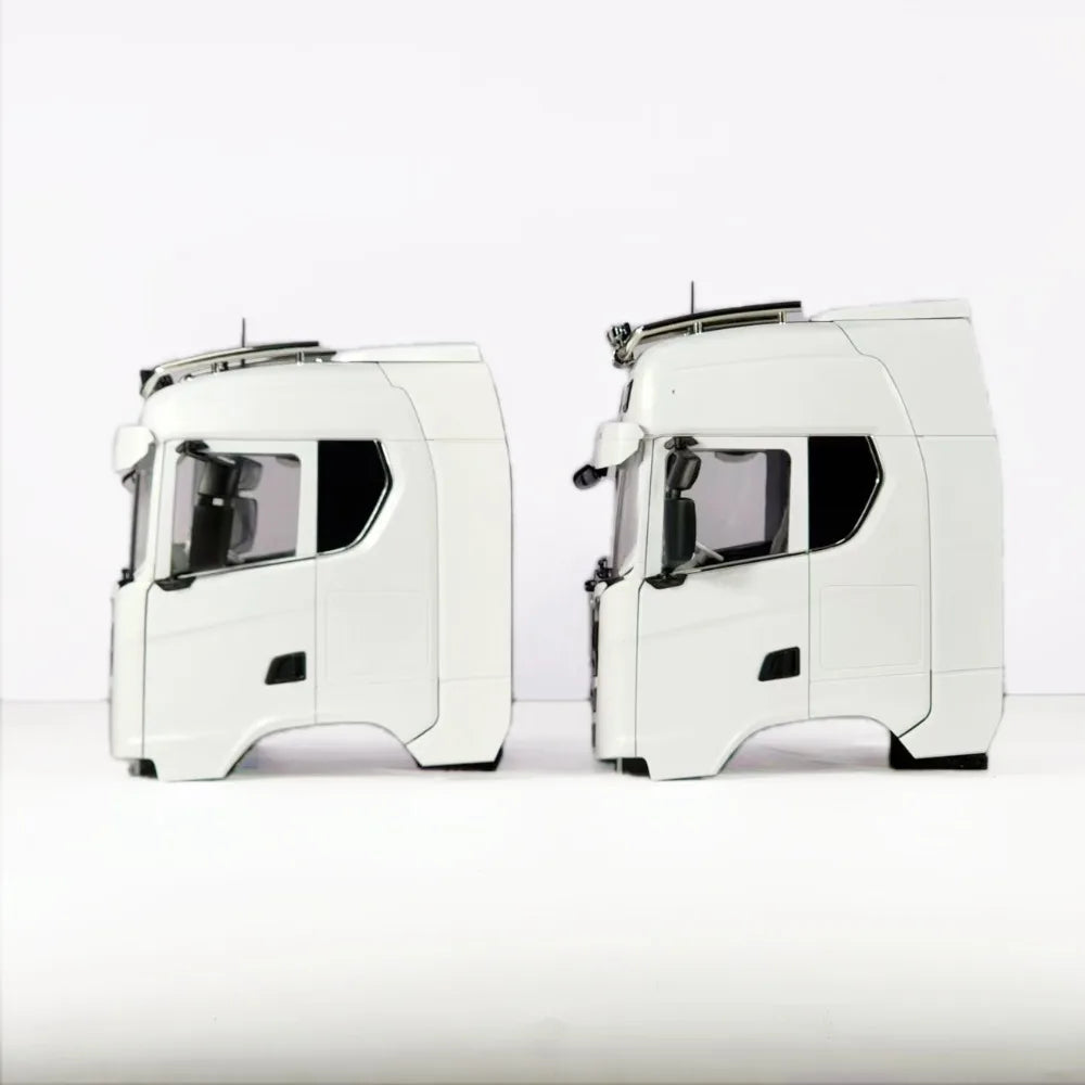 Cab Roof Kit Replacement LED Light Bar Body Parts for 1/14 RC Truck Tamiya Scania 770S 3363 RC Car Dump VOLVO ACTROS MAN