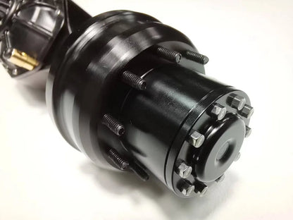 CNC Rear Portal Axle Through Axles Aluminum Alloy for 1/14 Tamiya RC Truck SCANIA 770S VOLVO 750 ACTROS 3363 MAN TGX