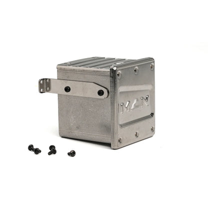 RC Truck Exhaust Tank Muffler Box Canister Stainless Steel Bracket for Tamiya MAN TGX 1/14 Rc Tractor Truck Tipper Dumper DIY
