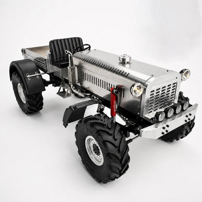 RTR 4WD 1/10 RC Crawler Car BVTMODO Vintage Metal Body Shell Tractor RC Trucks Gearbox Motor Remote Control Lock Diffs Lights