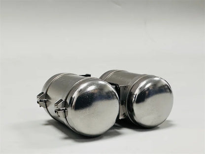 Air Tank Dual Stainless Steel Air Reservoir for 1/14 SCANIA Tamiya RC Truck 770S Hino VOLVO 750 ACTROS 3363 MAN TGX DIY