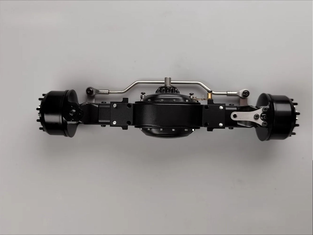 6x6 Front Axle Diff Lock 6WD CNC Aluminum Alloy for 1/14 Tamiya RC Truck Crawler SCANIA 770S VOLVO 750 ACTROS 3363 MAN