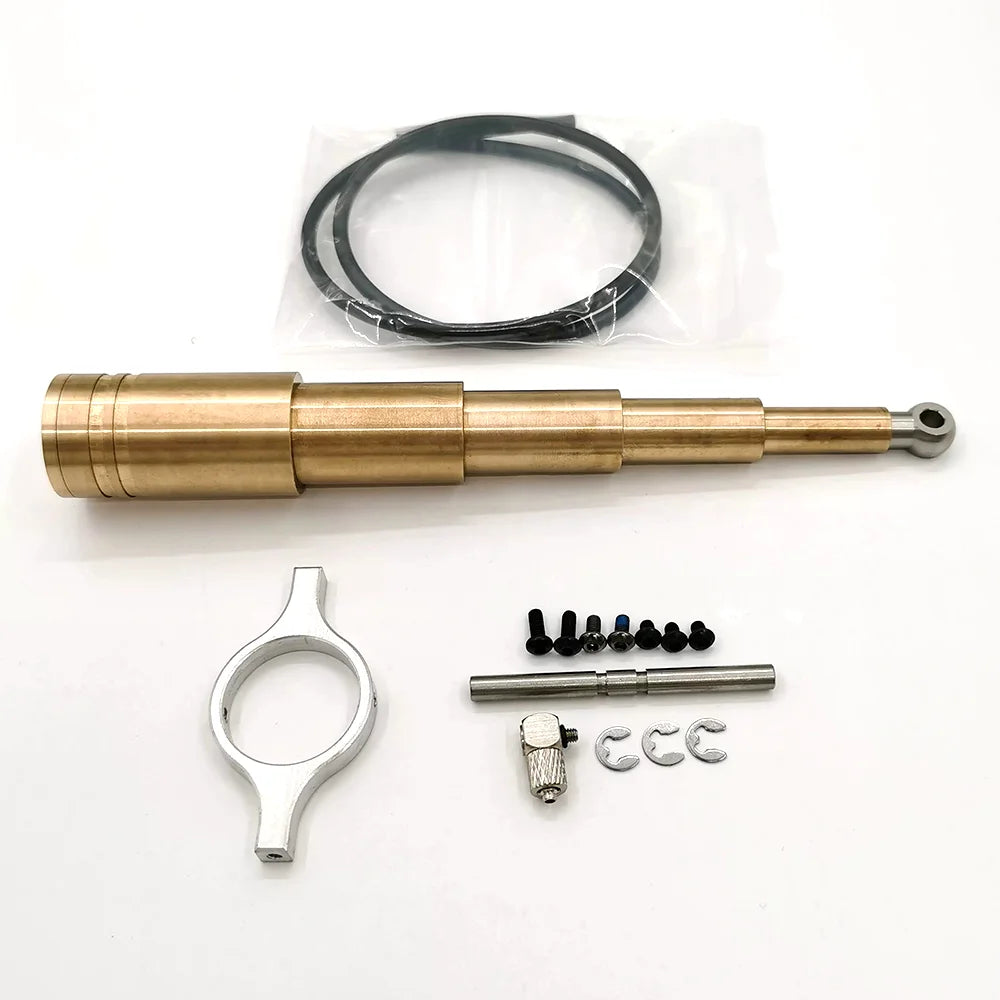 1/14 6x6 Hydraulic Dump Cylinder Center Mount System for 1/14 Tamiya RC Truck Dump Tractor Tipper Actros Scania Volvo IVECO DIY