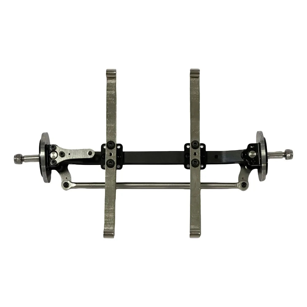 1/14 Front Axle with Leaf Spring All Metal for 1/14 Tamiya RC Truck SCANIA 770S VOLVO 750 ACTROS 3363 MAN TGX Car Parts