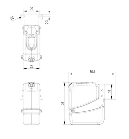 RC Urea Tank DEF Tank AdBlue Tank for 1/14 SCANIA Tamiya RC Truck 770S Tractor VOLVO 750 ACTROS 3363 MAN TGX DIY Upgrade