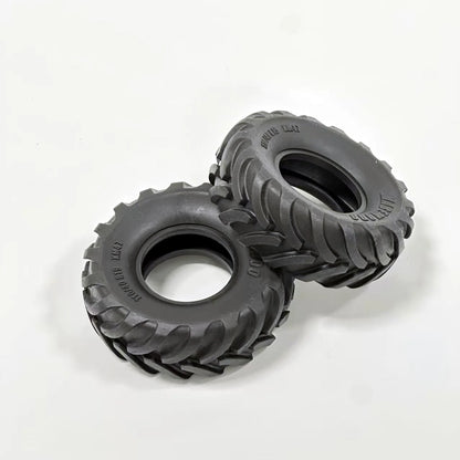 110mm 1PCS Rubber Tires for 1/14 Tamiya RC Truck Crawler Tipper SCANIA 770S VOLVO BENZ MAN TGX Car Wheel Hub