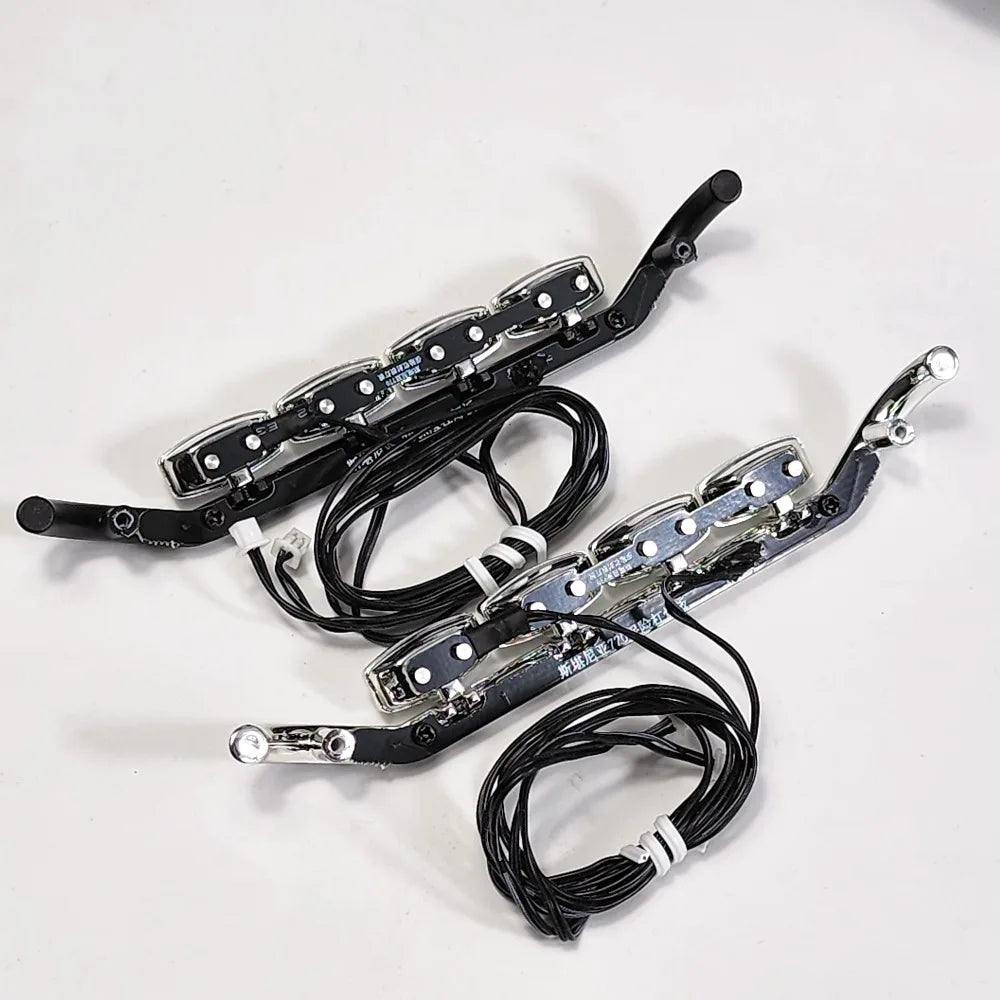 RC Bumper Light Front Bumper LED Spot Light Bar for 1/14 SCANIA 770S RC Truck Tamiya Hino VOLVO 750 ACTROS 3363 MAN TGX