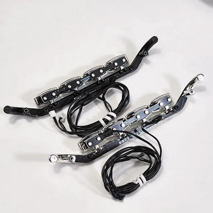 RC Bumper Light Front Bumper LED Spot Light Bar for 1/14 SCANIA 770S RC Truck Tamiya Hino VOLVO 750 ACTROS 3363 MAN TGX