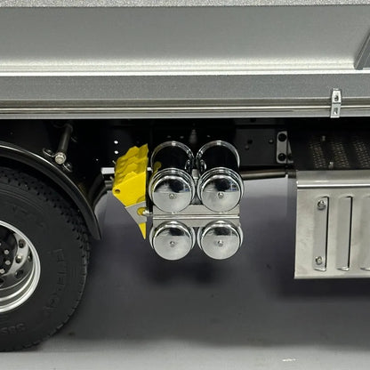 RC Metal Air Tank Quad Air Reservoir for 1/14 Mercedes Benz RC Tractor Truck Tamiya 770S VOLVO 750 ACTROS 3363 MAN TGX