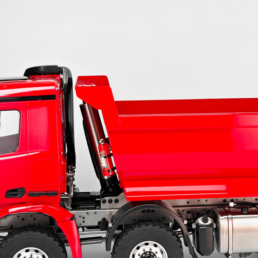 1/14 Front Hydraulic Dump Cylinder System 8×8 6×6 4×4 for 1/14 Tamiya RC Truck Dump Tractor Tipper Actros Scania Volvo IVECO DIY