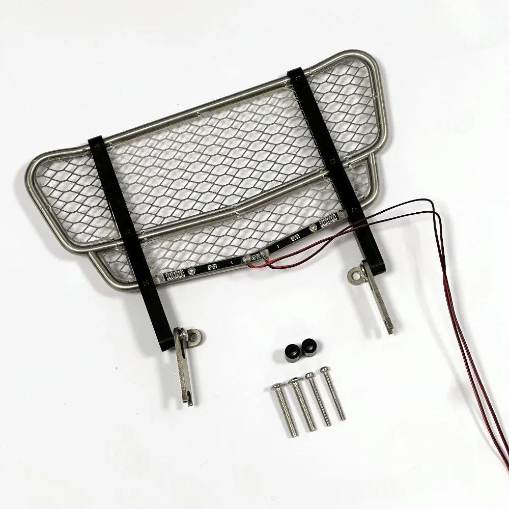 RC Bull Bar Stainless Steel Front Bumper Guard for 1/14 RC Truck Mercedes-Benz 3363 RC Car Dump Tamiya VOLVO ACTROS MAN