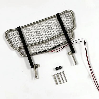 RC Bull Bar Stainless Steel Front Bumper Guard for 1/14 RC Truck Mercedes-Benz 3363 RC Car Dump Tamiya VOLVO ACTROS MAN