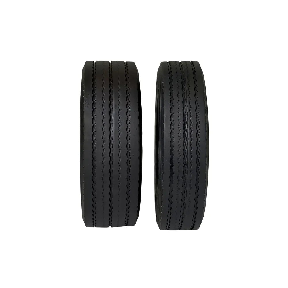 22mm/28mm 2PCS Rubber Tires Wave Shaped for 1/14 Tamiya RC Truck Tipper SCANIA 770S VOLVO BENZ MAN TGX Car Wheel Hub