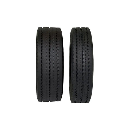 22mm/28mm 2PCS Rubber Tires Wave Shaped for 1/14 Tamiya RC Truck Tipper SCANIA 770S VOLVO BENZ MAN TGX Car Wheel Hub
