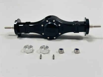1/14 All Metal Rear Axle Integrated Through Axles for 1/14 Tamiya RC Truck SCANIA 770S VOLVO 750 ACTROS 3363 MAN TGX