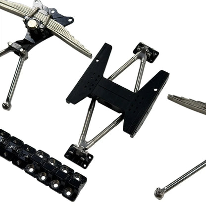 Rear Suspension Assembly Leaf Spring for 1/14 Tamiya RC Truck Car Portal Axle SCANIA 770S VOLVO 750 ACTROS 3363 MAN TGX