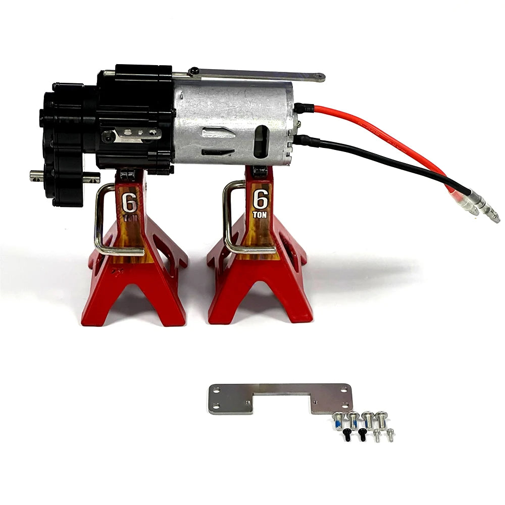 Gearbox 540 Brushed Motor 5mm Shaft Transfer Transmission for 1/14 Tamiya RC Truck Crawler Dump Tractor Tipper Actros Scania DIY