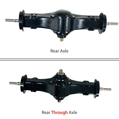 1/14 All Metal Rear Axle Integrated Through Axles for 1/14 Tamiya RC Truck SCANIA 770S VOLVO 750 ACTROS 3363 MAN TGX