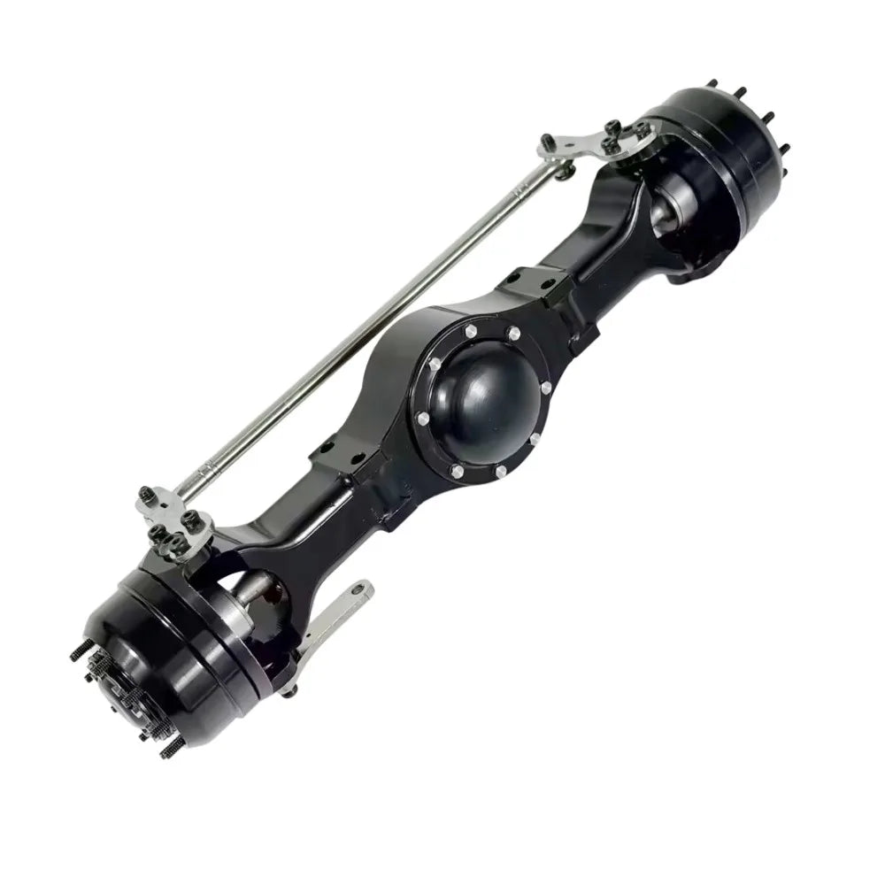 1/14 Front Axle All Metal Integrated Through Axles for 1/14 Tamiya RC Truck SCANIA 770S VOLVO 750 ACTROS 3363 MAN TGX