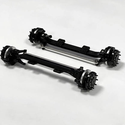 1/14 Front Axle Non-drive Axles All Metal for 1/14 Tamiya RC Truck SCANIA 770S VOLVO 750 ACTROS 3363 MAN TGX Car Parts
