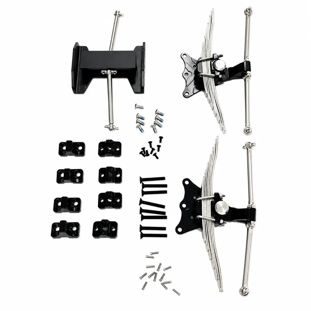 Rear Suspension Assembly Leaf Spring for 1/14 Tamiya RC Truck Car Dump TM Axle SCANIA 770S VOLVO 750 ACTROS 3363 MAN TGX