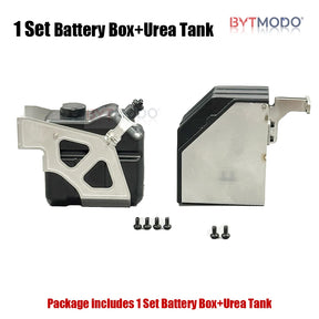 Urea Tank Battery Box Kit DEF  for 1/14 Mercedes Benz RC Truck Tamiya SCANIA 770S Tractor VOLVO 750 ACTROS 3363 MAN TGX