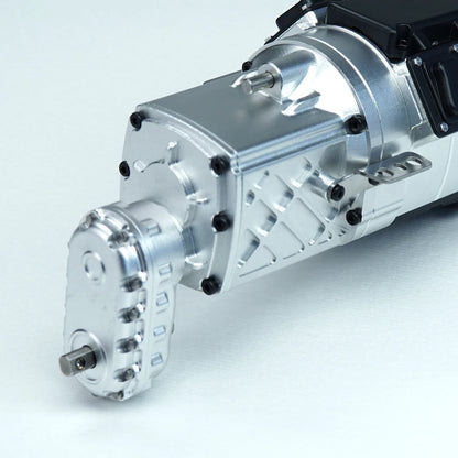Gearbox 540 Brushed Motor with Servo 5mm Shaft Transfer Transmission for 1/14 Tamiya RC Truck Crawler Dump Tractor Tipper Actros