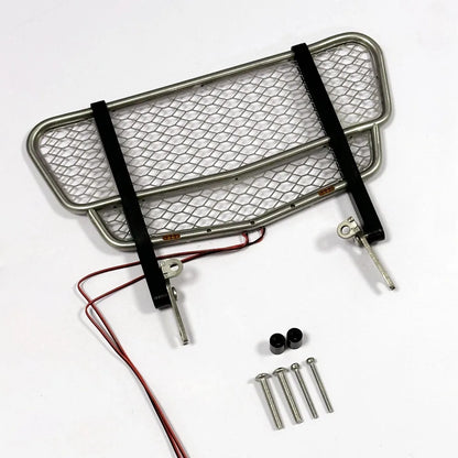 RC Bull Bar Stainless Steel Front Bumper Guard for 1/14 RC Truck Mercedes-Benz 3363 RC Car Dump Tamiya VOLVO ACTROS MAN