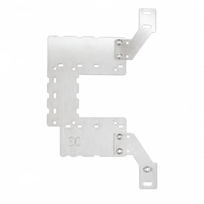 RC Stainless Steel Second Floor Plate Upper Deck for 1/14 IVECO RC Truck Upgrade Parts RC Car Dump Tamiya VOLVO ACTROS