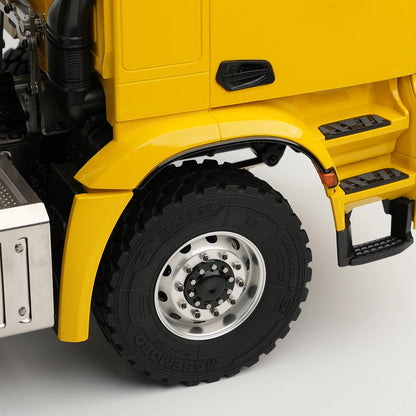 22mm 28mm Gravel Tire Off-Road Block Tread Tyre for 1/14 Tamiya RC Truck Tractor Tipper SCANIA 770S VOLVO BENZ MAN TGX