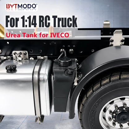 Urea Tank DEF AdBlue Tank Black ABS for 1/14 IVECO RC Truck Tamiya SCANIA 770S Tractor VOLVO 750 ACTROS 3363 MAN TGX