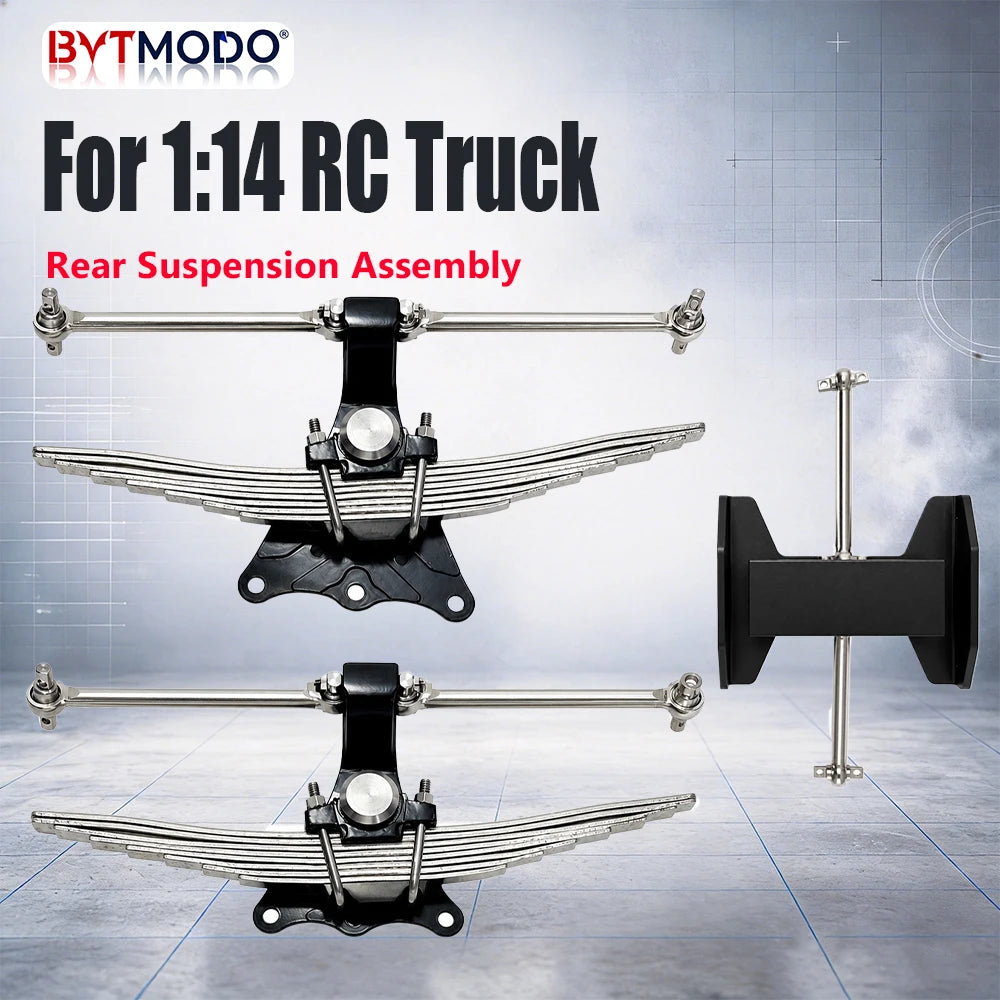 Rear Suspension Assembly Leaf Spring for 1/14 Tamiya RC Truck Car TM Axle Dump SCANIA 770S VOLVO 750 ACTROS 3363 MAN TGX