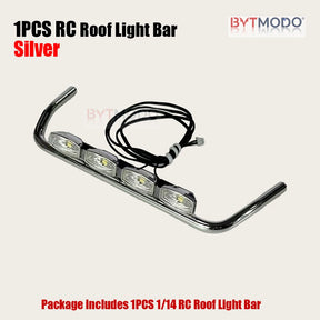 LED Roof Light Bar Spotlights Top Lights for 1/14 RC Truck Mercedes-Benz 3363 Car Tractor Dump Tamiya VOLVO ACTROS MAN