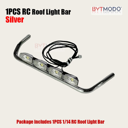 LED Roof Light Bar Spotlights Top Lights for 1/14 RC Truck Mercedes-Benz 3363 Car Tractor Dump Tamiya VOLVO ACTROS MAN