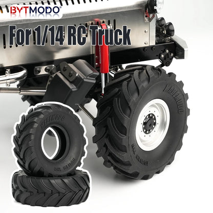 1.9 Inch Tires 1/10 RC Crawler Tire 110mm Tyre for 1/14 1/10 Tamiya SCX10 TRX4 RC Truck Dump Tractor Crawler Climbing Off-Road