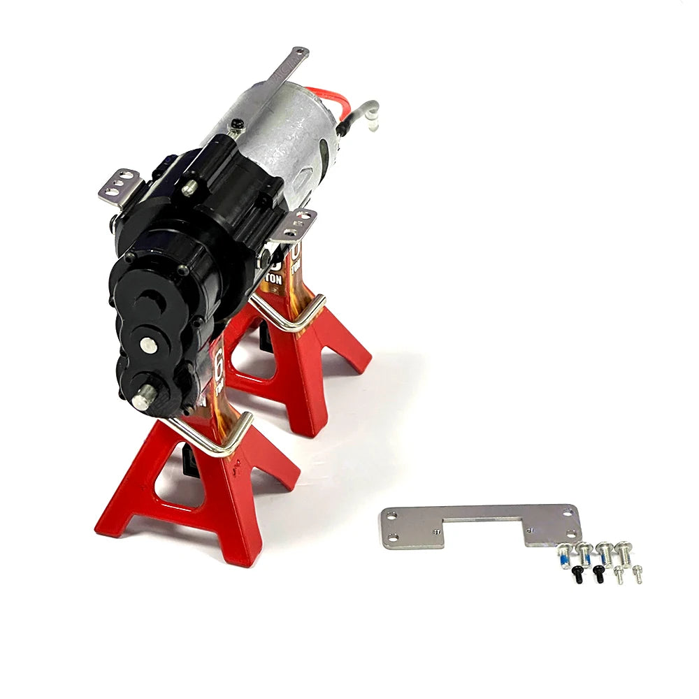 Gearbox 540 Brushed Motor 5mm Shaft Transfer Transmission for 1/14 Tamiya RC Truck Crawler Dump Tractor Tipper Actros Scania DIY